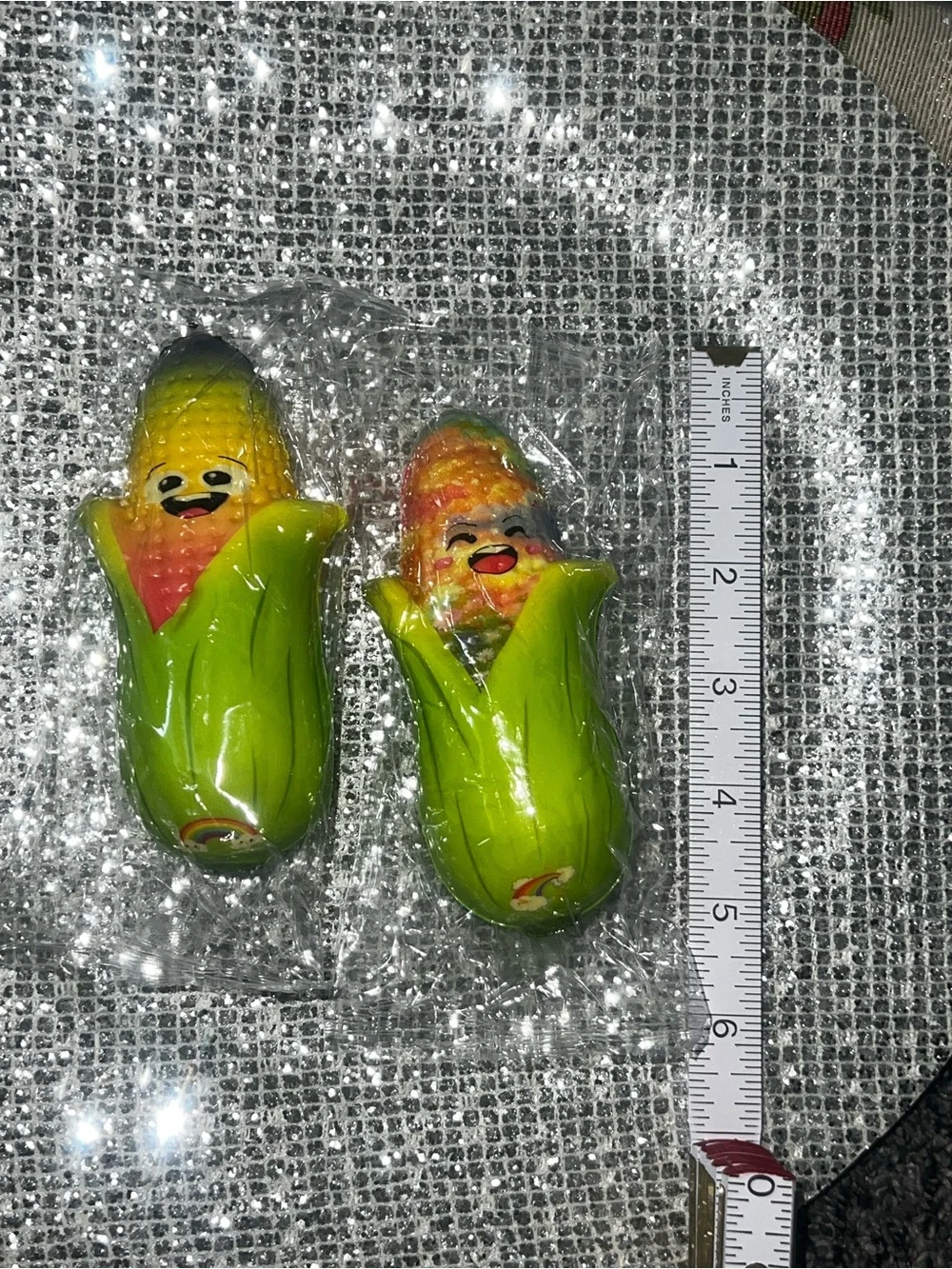 🌽 Cute Corn Squishy Duo 🌈🍓